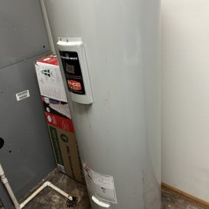 hot water heater replacement before and After