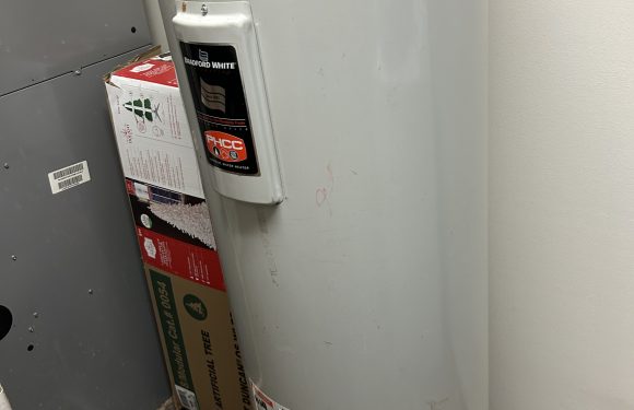 hot water heater replacement before and After